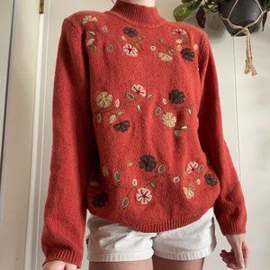 Alfred Dunner Fall Beaded Sweater